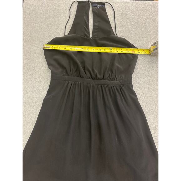 Madewell Black Silk Dress Size 6 - Picture 8 of 11